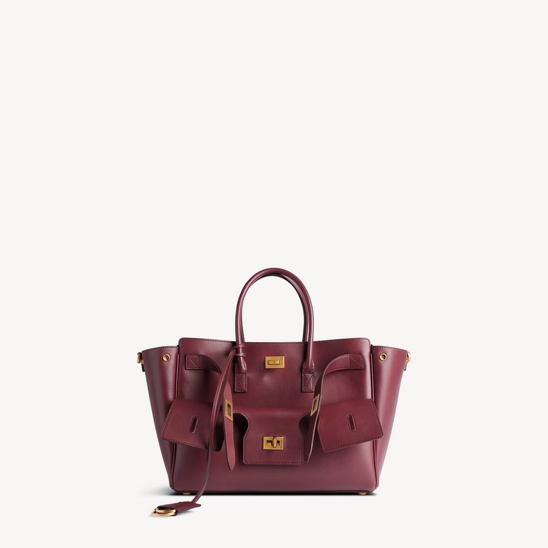 Sac Carry All Bel Air Petit pour Femme en Bordeaux Foncé Balenciaga FR
