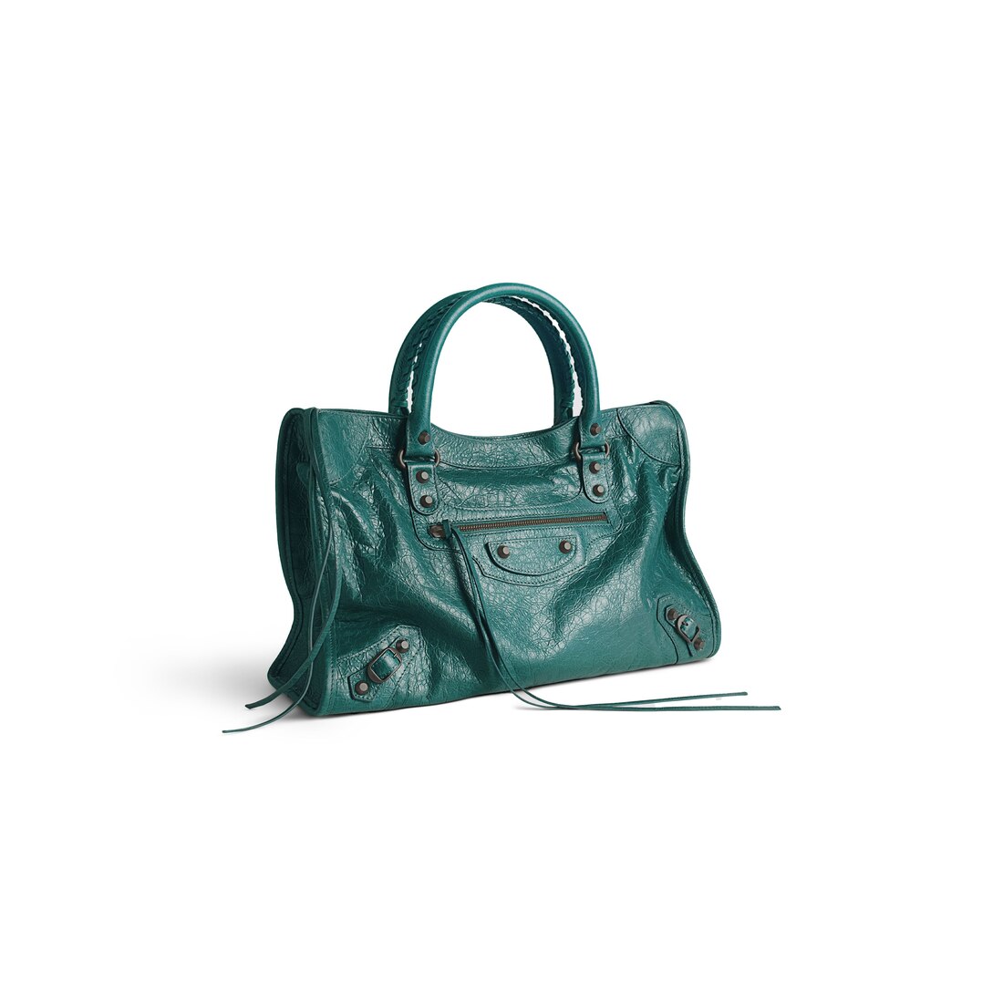 Women's Le City Bag Medium in Dark Emerald