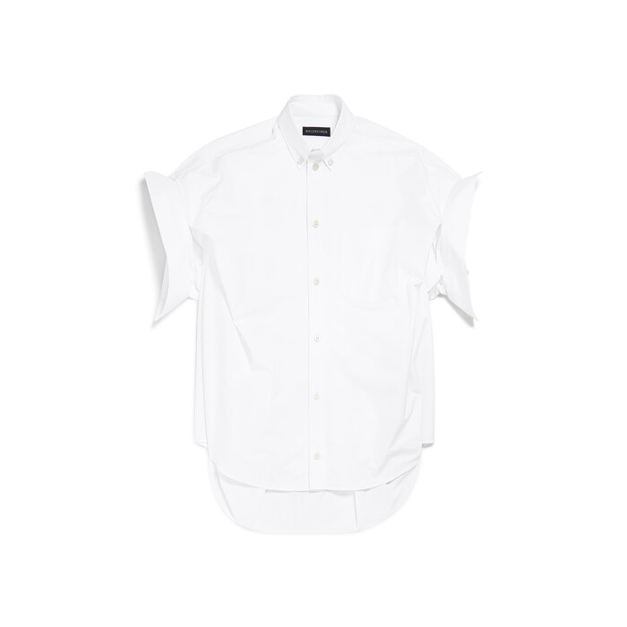 chemise à manches rentrées