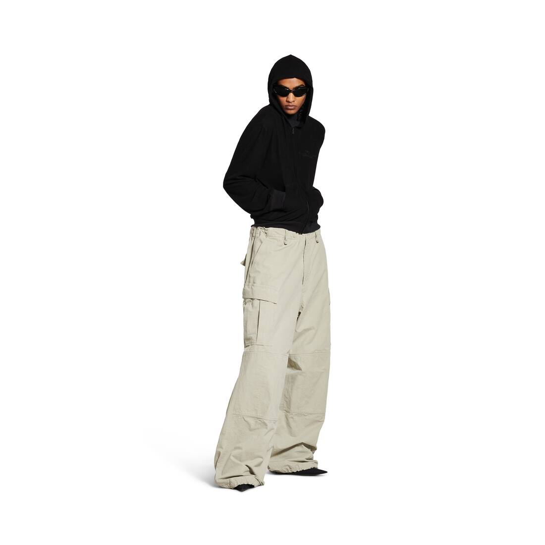 Men's Large Cargo Pants in Beige Balenciaga HK1