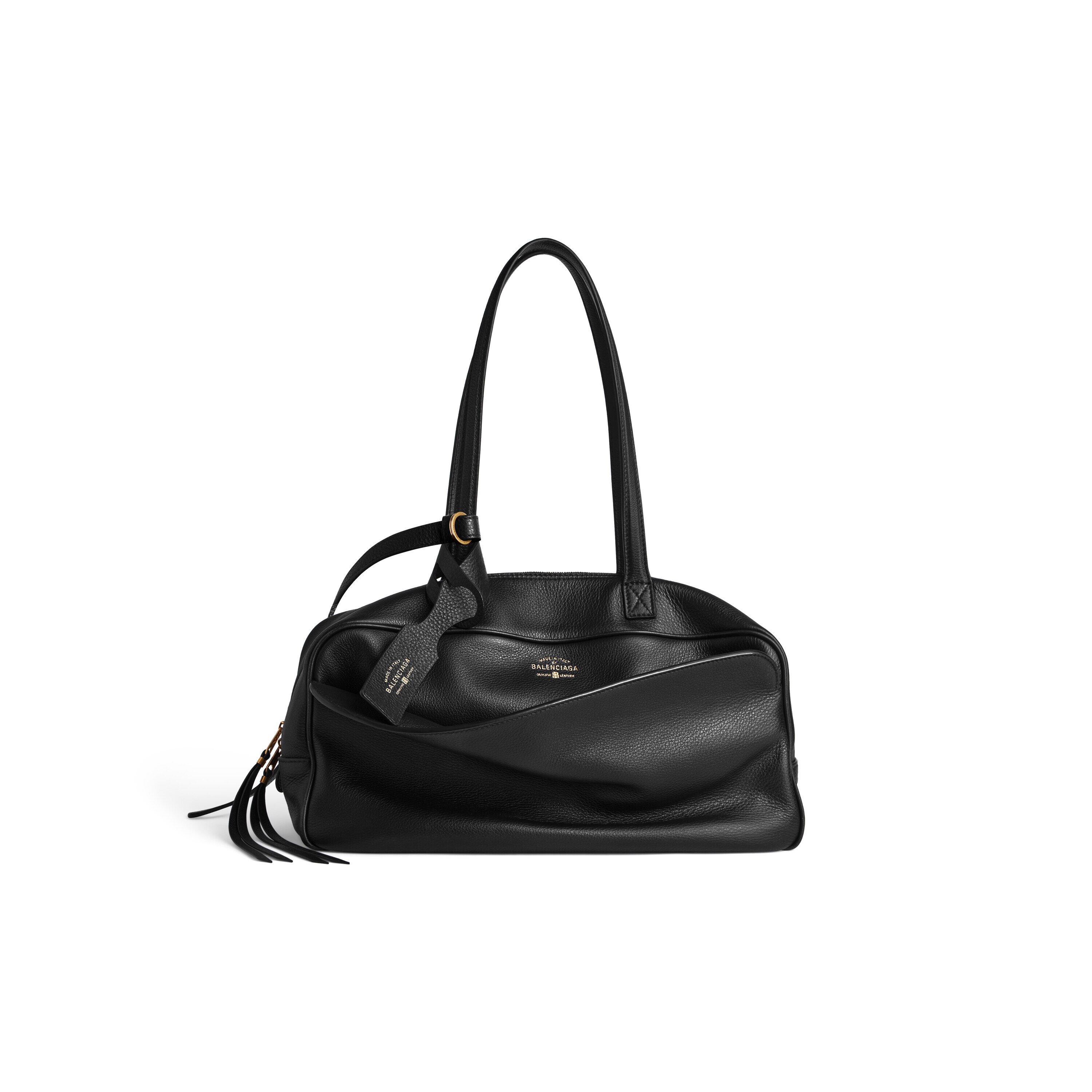 Women's Carrie Medium Bowling Bag in Black | Balenciaga CA