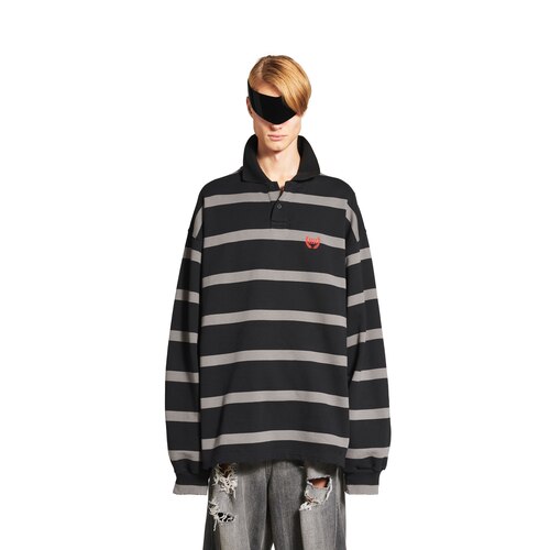 polo de manga larga laurel classic oversized