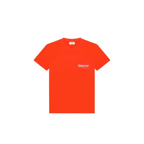balenciaga orange t shirt