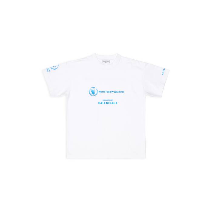 Balenciaga WFP World Food Programme Tee Shirt Mens Fashion Tops  Sets  Tshirts  Polo Shirts on Carousell