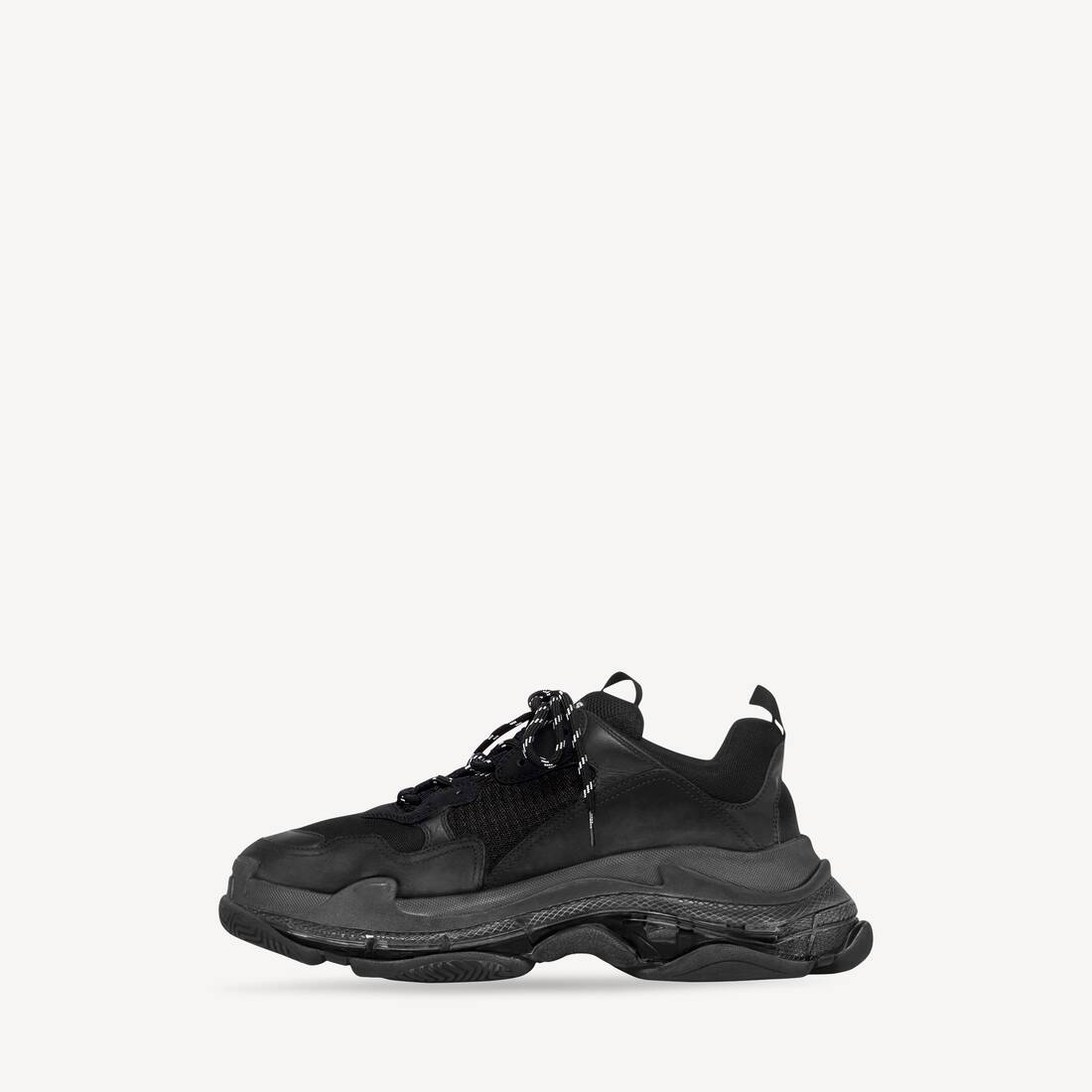 triple s clear sole sneaker