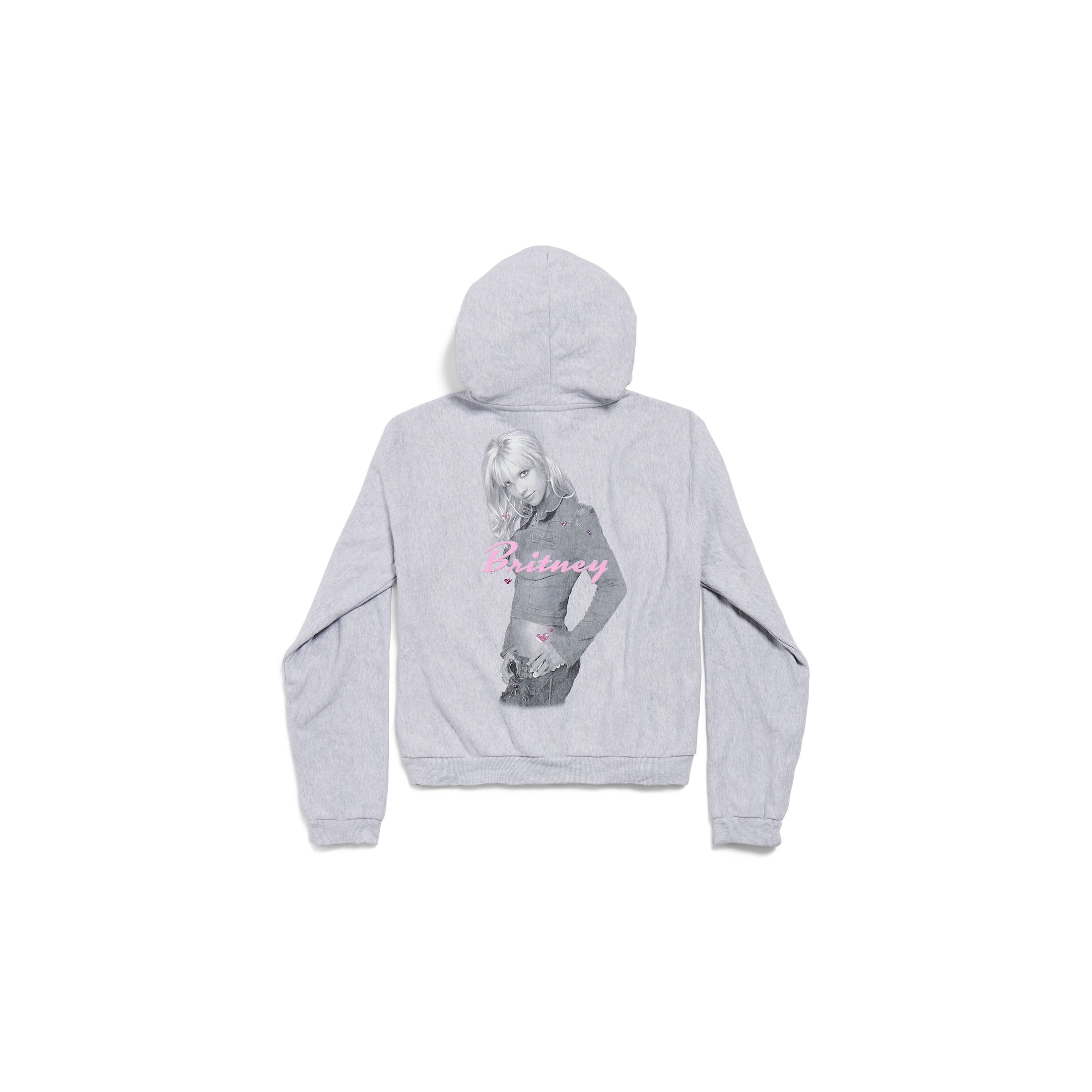 balenciaga music | britney spears series zip-up hoodie regular fit