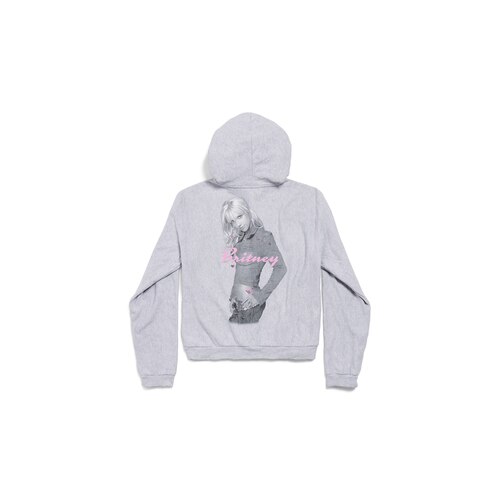 balenciaga music | britney spears series hoodie zippé fit regular 