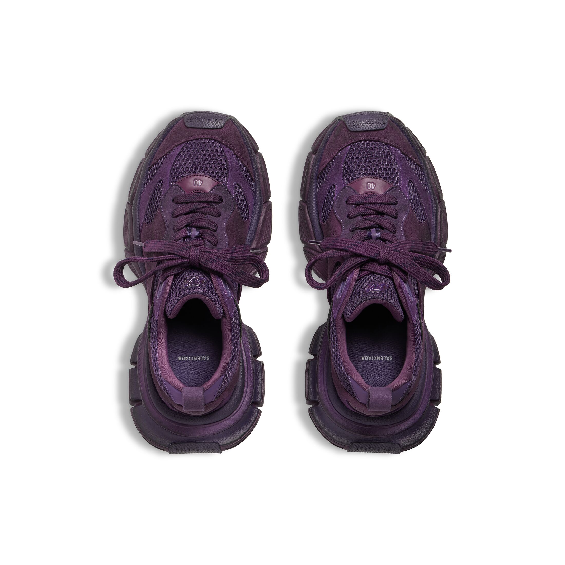 balenciaga trainers womens purple