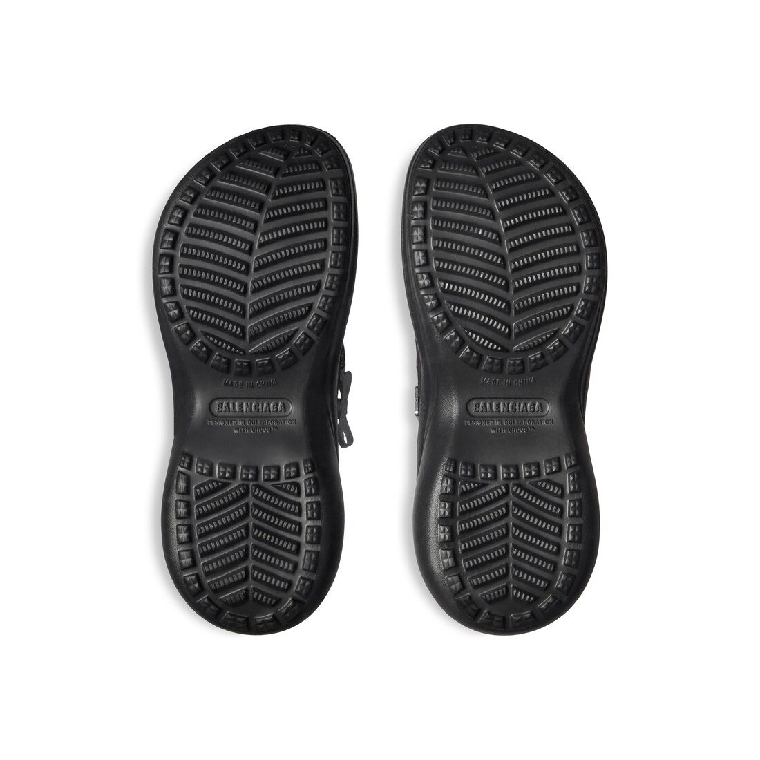 Women's Crocs™ Thong Jibbitz™ in Black | Balenciaga US