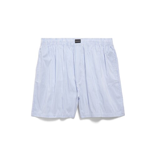 stripes boxer swim shorts