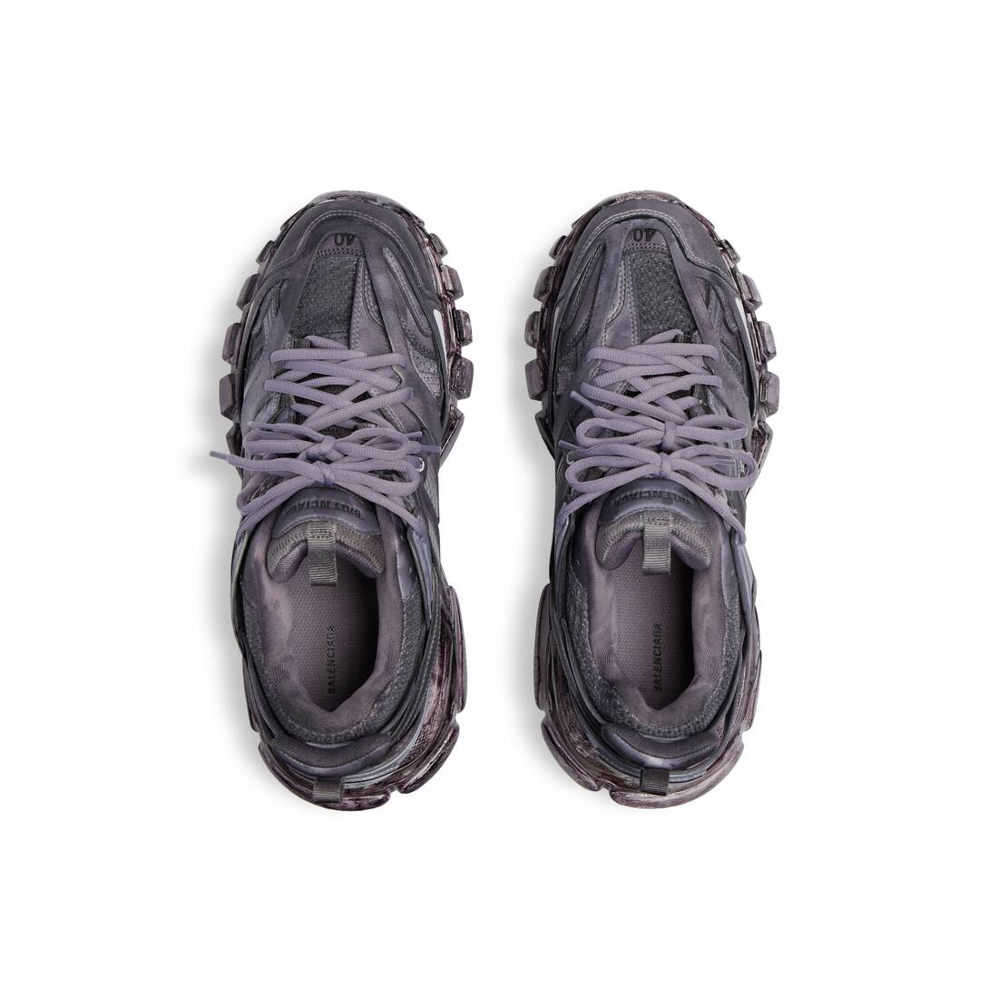 Women's Track Sneaker in Faded Purple