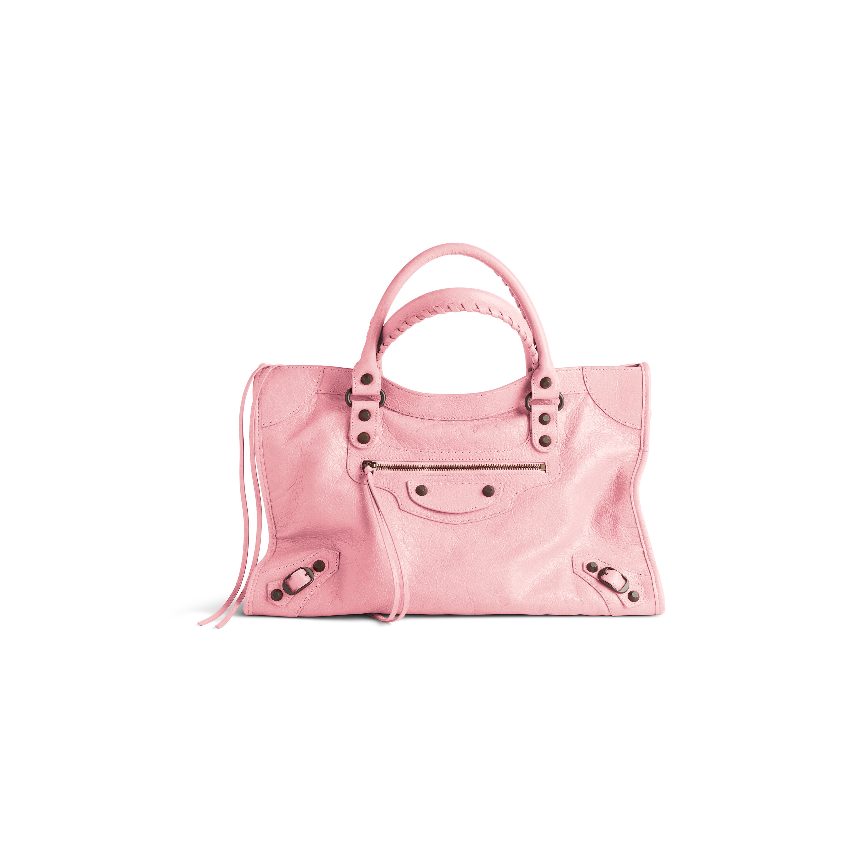 Balenciaga Le City Medium Bag Pink Woman Material Lambskin