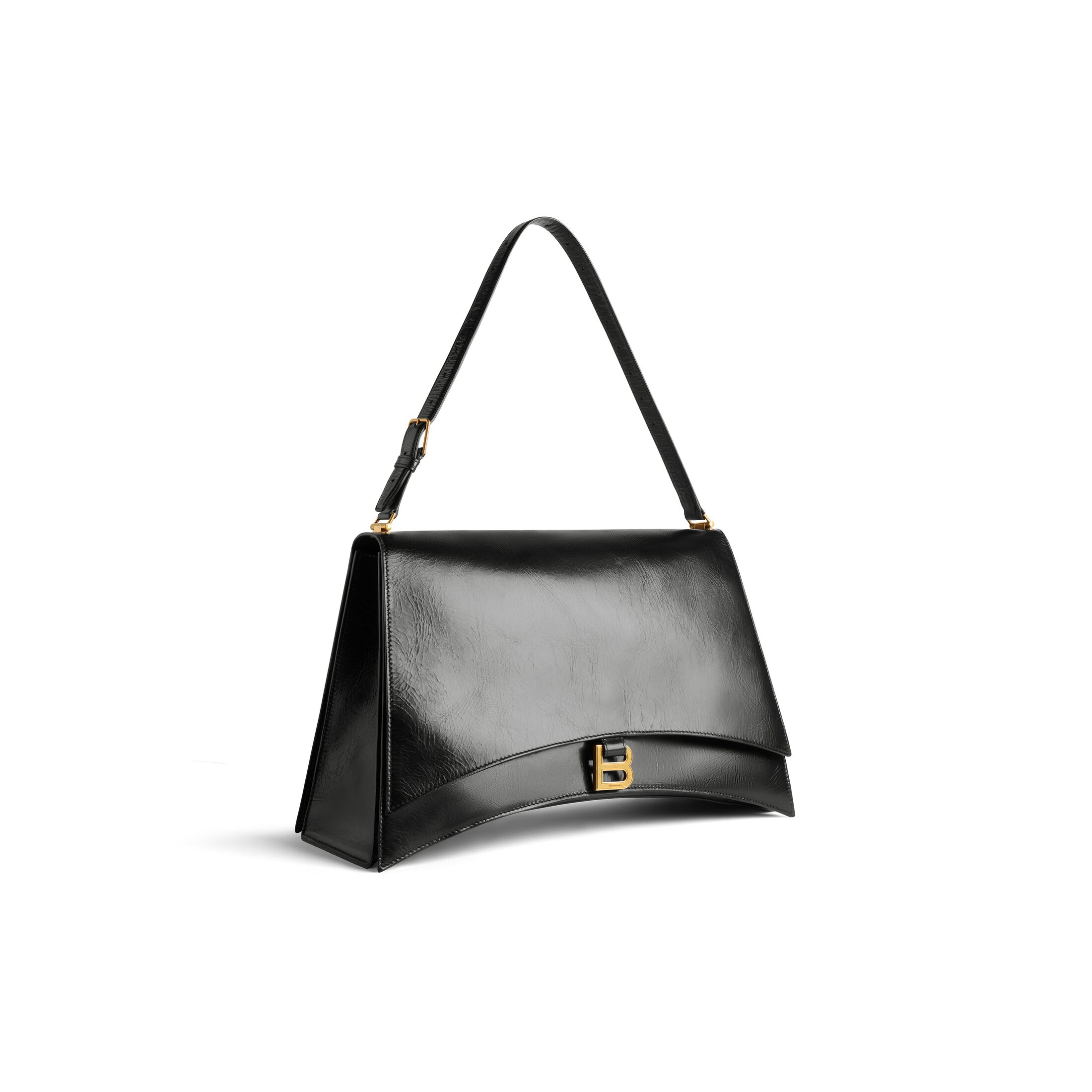 Women's Crush Large Sling Bag in Black | Balenciaga US