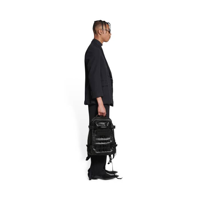 Balenciaga Army Recycled Nylon Messenger Bag in Black for Men  Lyst