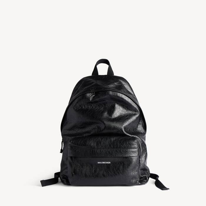 balenciaga mini backpack // Black Explorer Bag VSP Consignment and a long adjustable strap to wear comfortable as a crossbody Men's Backpacks | Balenciaga US