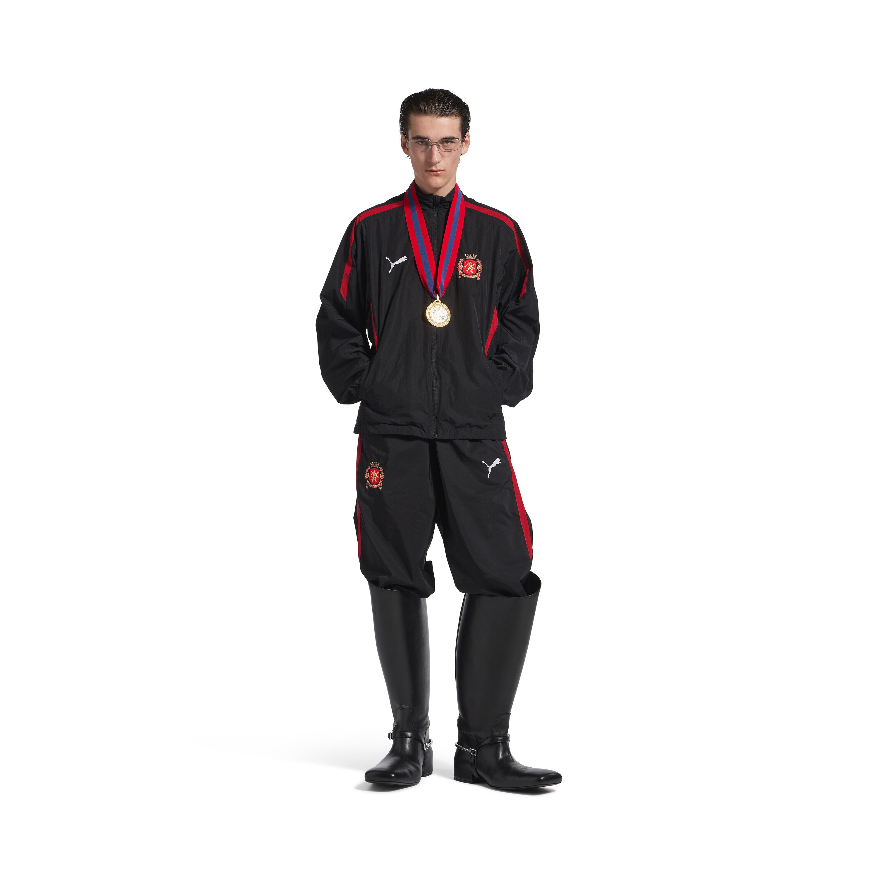 ★SALE★【送料関税無料】BALENCIAGA Tracksuit ジャケット BALENCIAGA: Tracksuit Jacket (Black) | DSMG E-SHOP