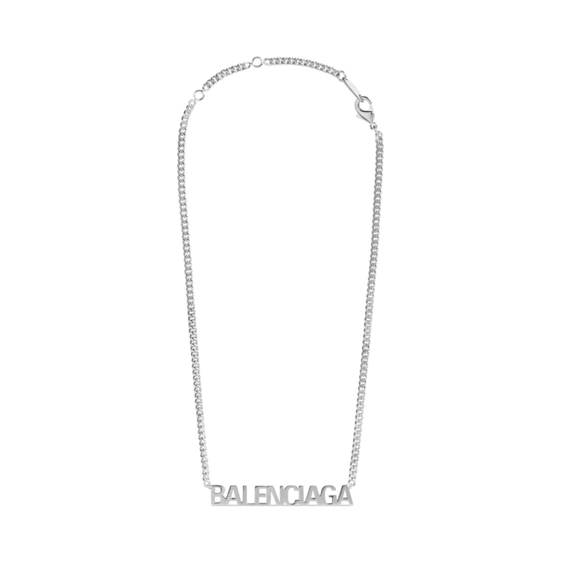 シルバー の ウィメンズ Typo Mirror ネックレス | Balenciaga JP