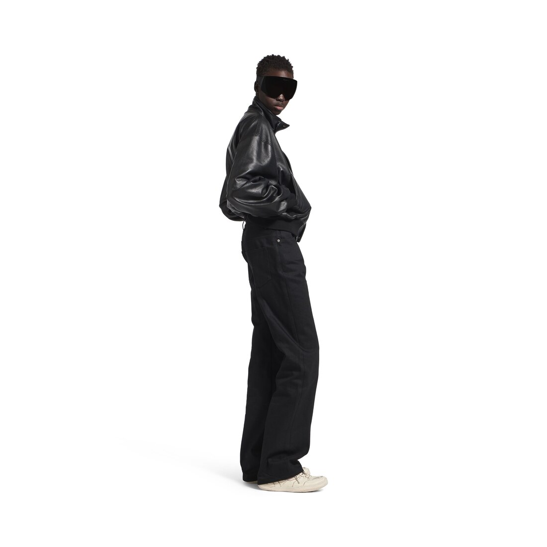 パンツ BALENCIAGA Women Straight Pants 774002TPQ37 1000 BLACK Women's Straight Fit Pants in Black | Balenciaga US