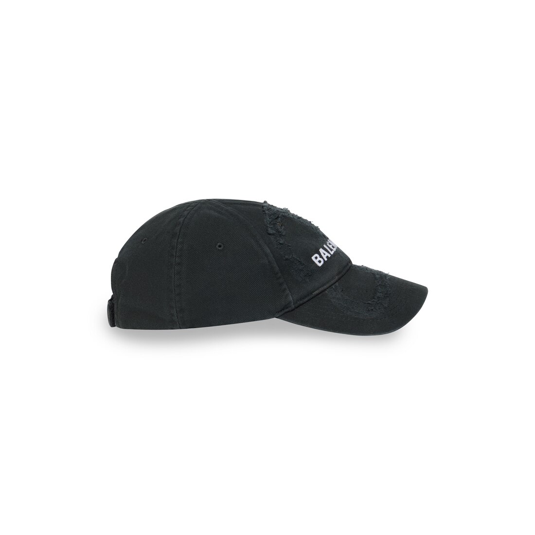 Bb Laser Destroyed Cap in Black | Balenciaga CA