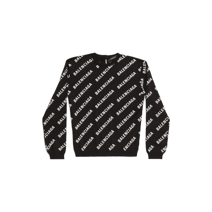 Balenciaga sweater 2025 womens black