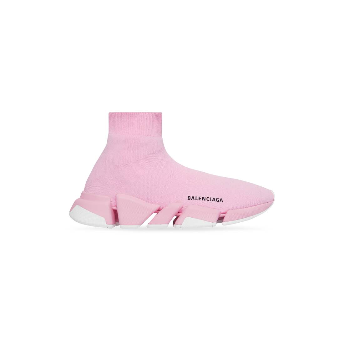 Zapatillas 2.0 De Tejido Punto Reciclado Con Suela para Mujer en Rosa Claro Balenciaga ES