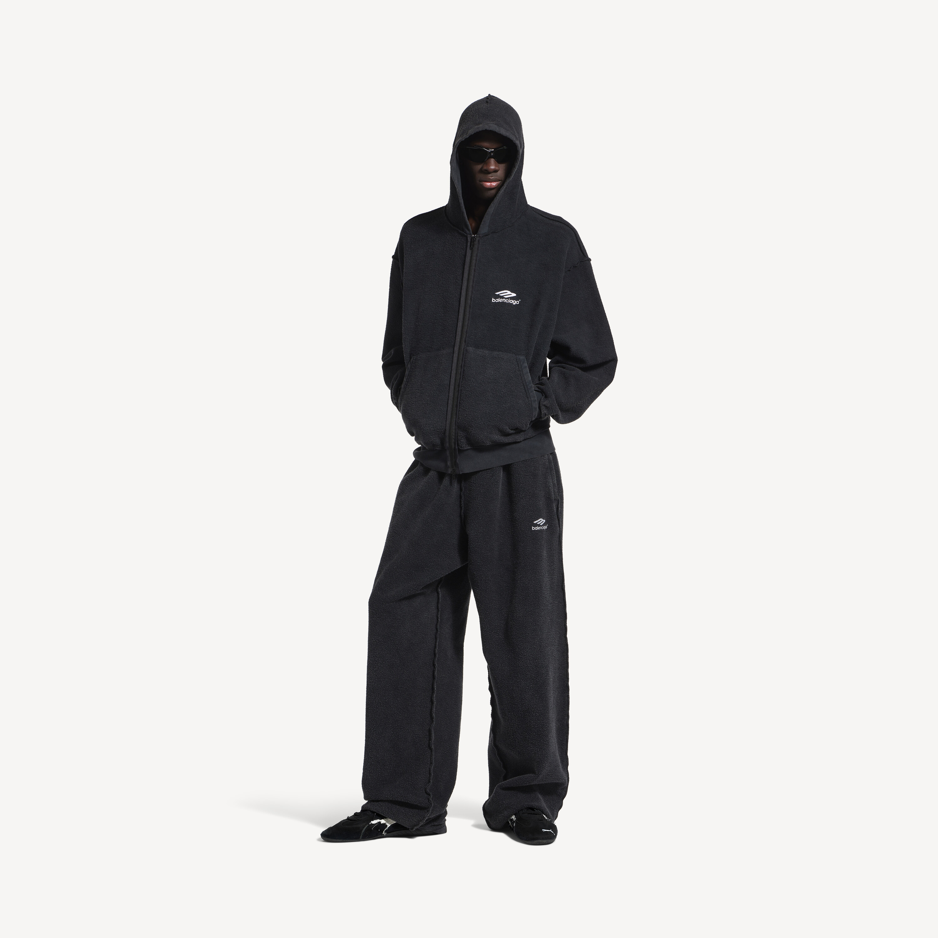 フェードブラック の メンズ 3b Sports Icon Inside-out ジップアップ