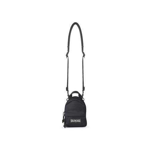 Men's Oversized Mini Backpack in Black | Balenciaga GB