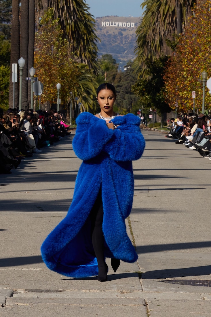 Balenciaga deals blue coat