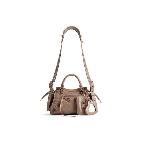 Women's Neo Cagole Xs Handbag in Light Brown | Balenciaga US