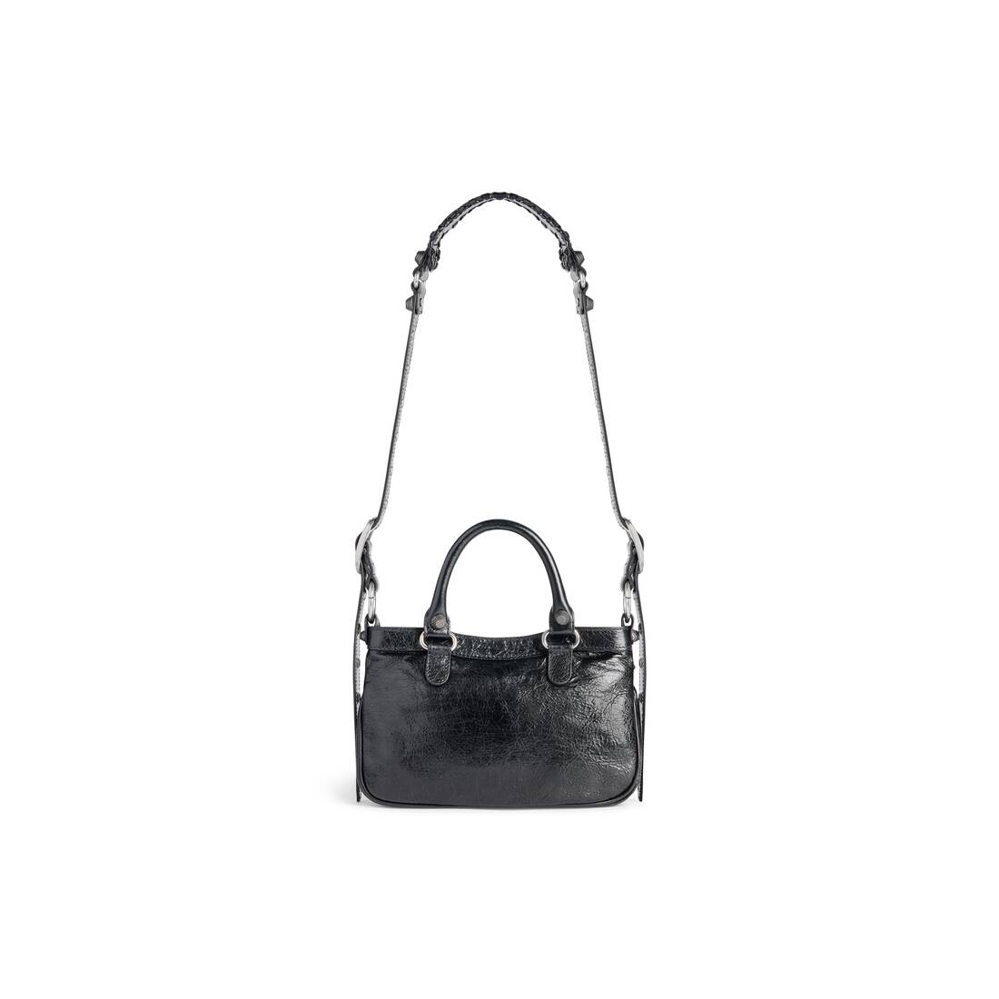 Balenciaga | Women Small Neo Cagole Leather Tote Bag Black Unique
