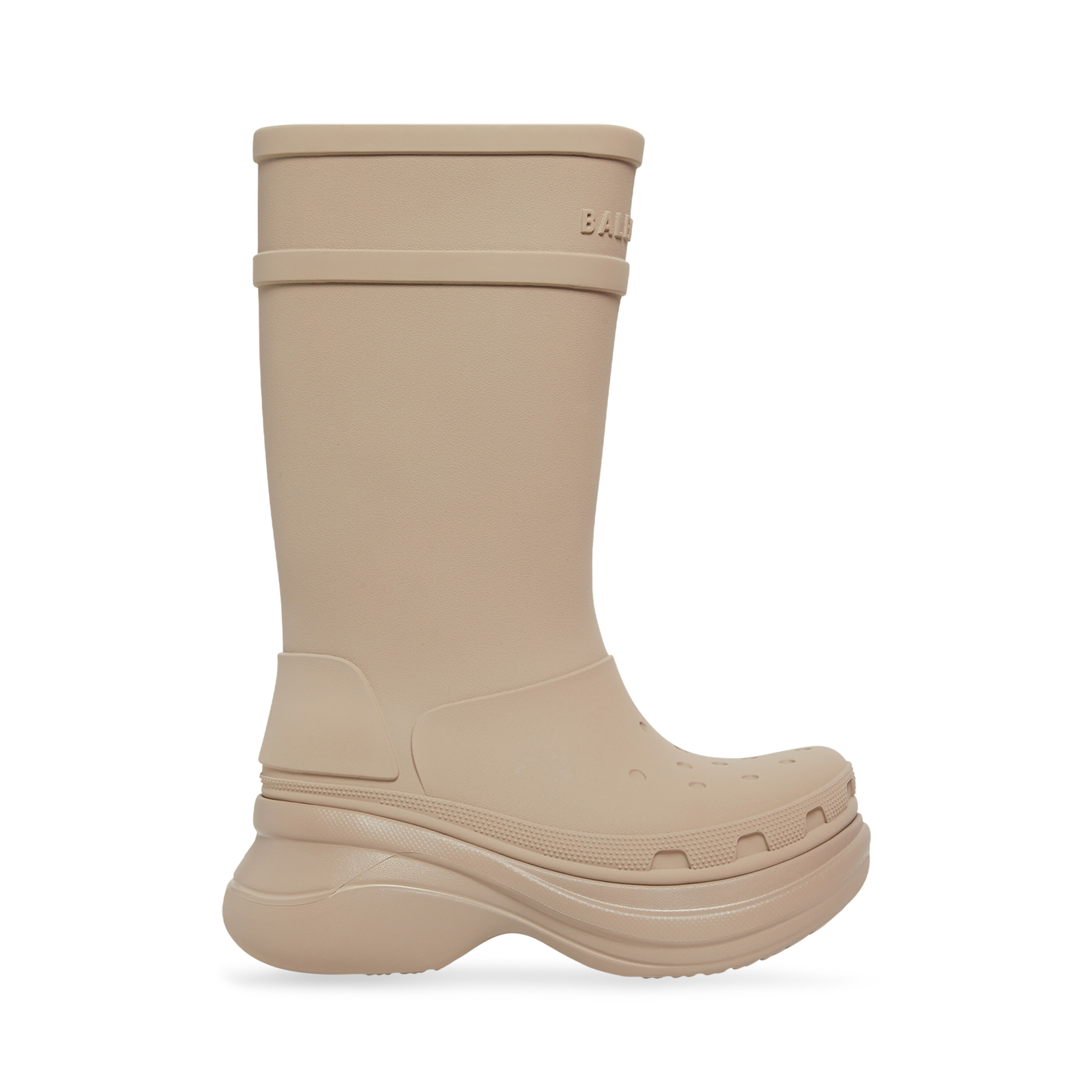Balenciaga x Crocs Mens Tonal Rubber Rain Boots  Neiman Marcus