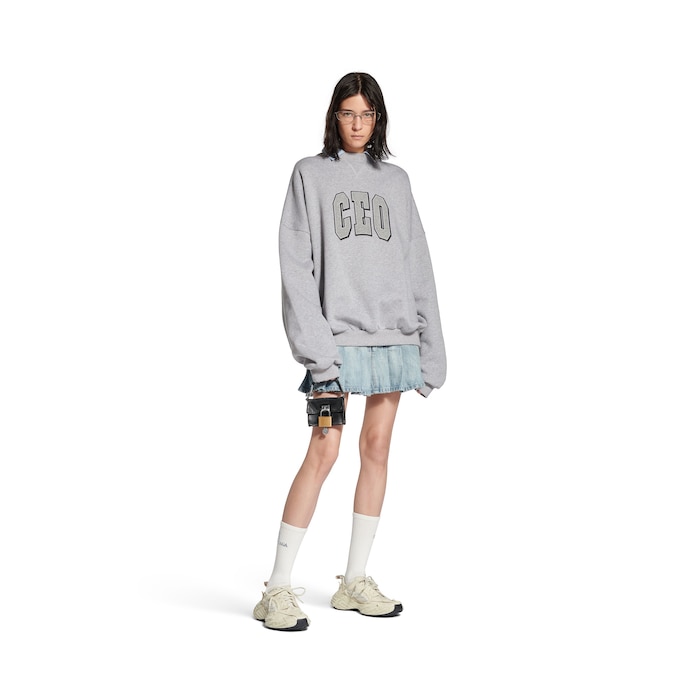 アウターその他 BALENCIAGA Women Outer 831697 TSW67 1441 GREY Women's Lace-up Jacket in Dark Grey | Balenciaga US