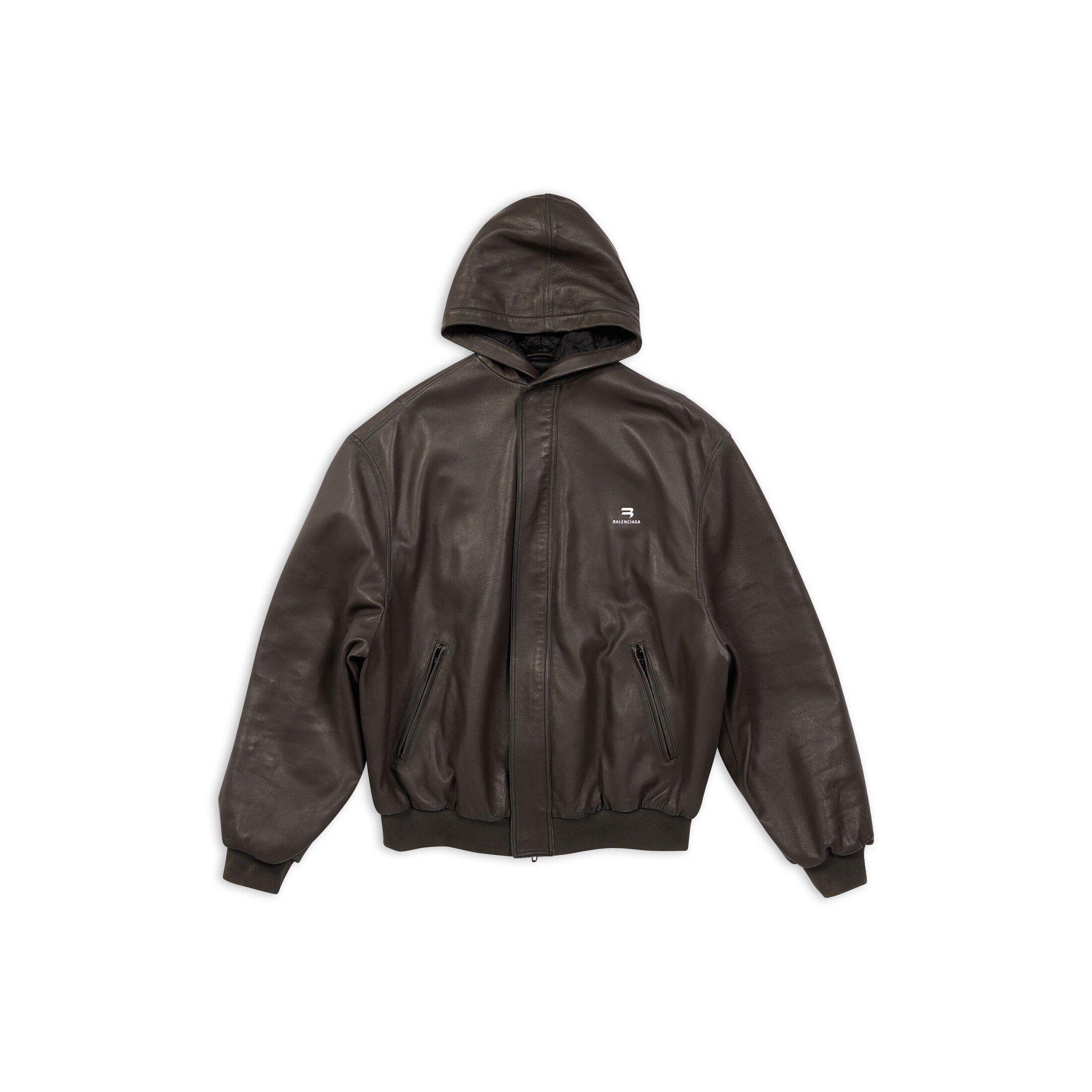 Men's Sporty B Taxi Blouson In Brown | Balenciaga US