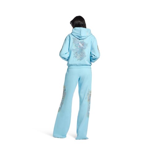 tacky tattoo flared sweatpants