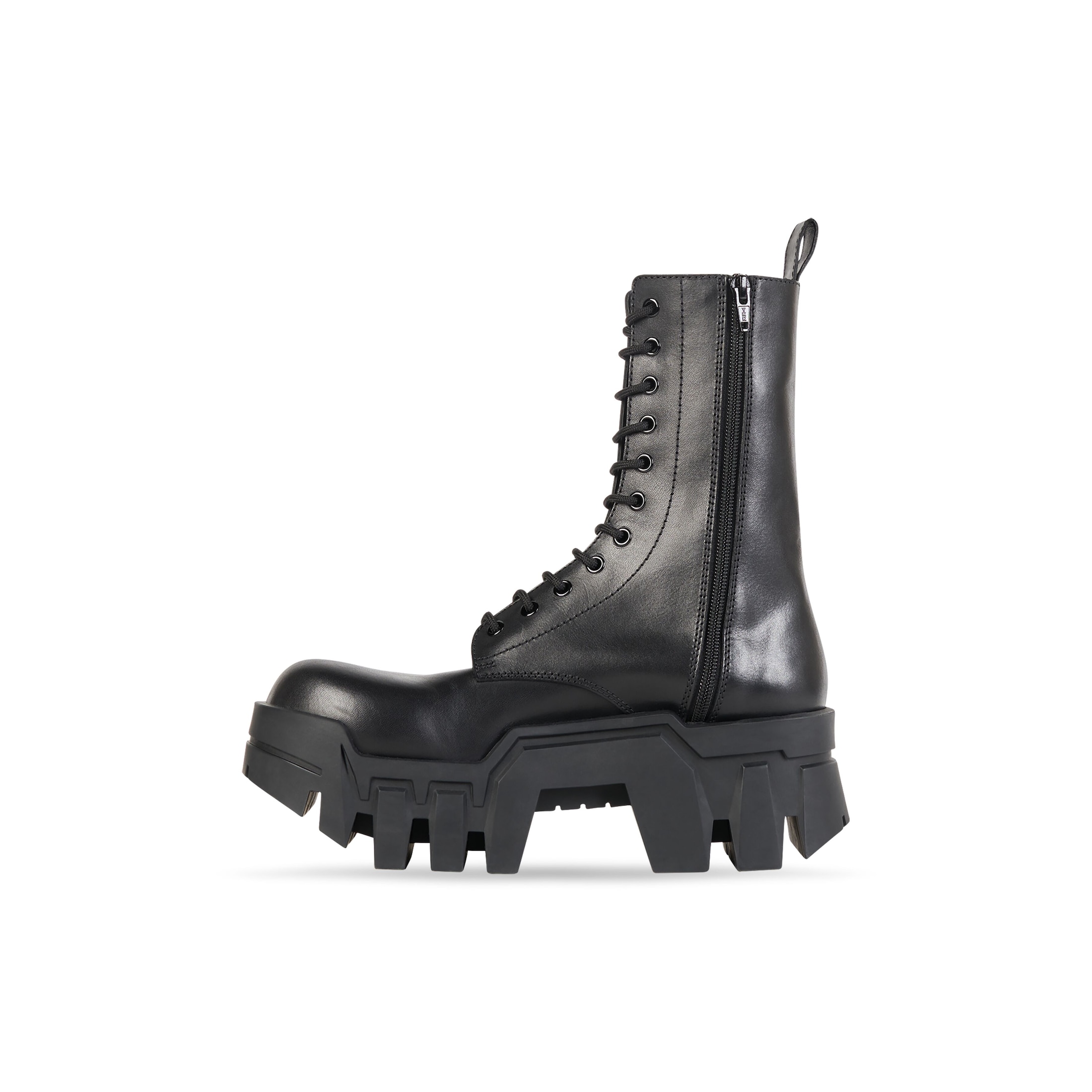 Women's Bulldozer Lace-up Boot in Black | Balenciaga US