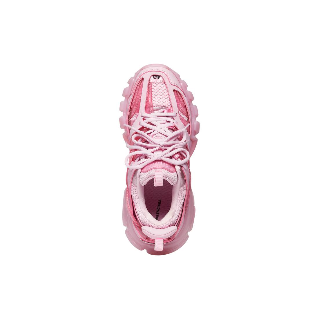 Women's Track Sneaker Clear Sole in Pink | Balenciaga United States EN - Image 6