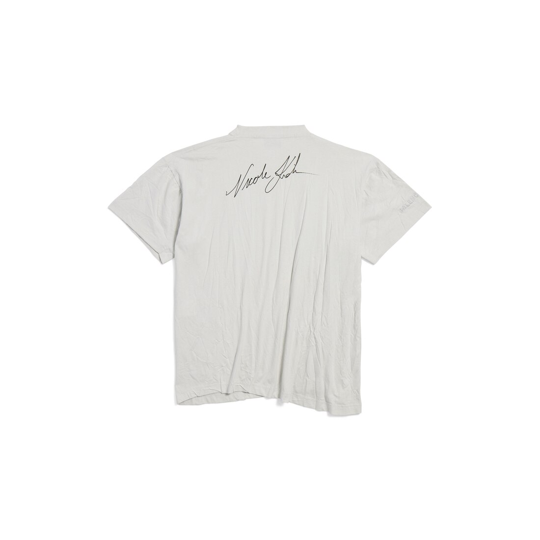 Nicole Boxy T-shirt in White | Balenciaga US