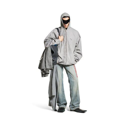 oversized zip-up hoodie
