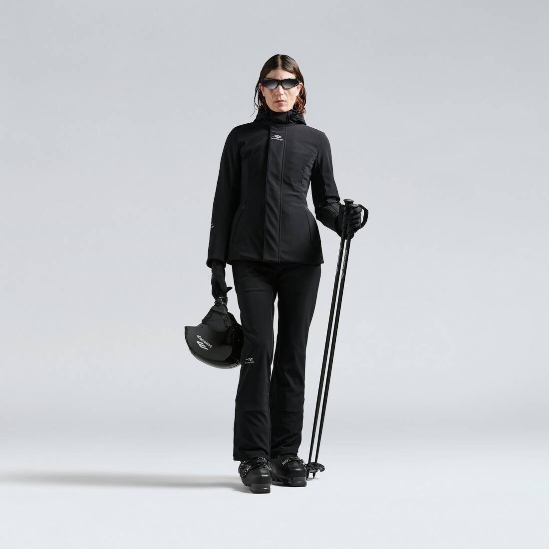 Women's Skiwear - 3b Sports Icon Ski Hourglass Parka in Black