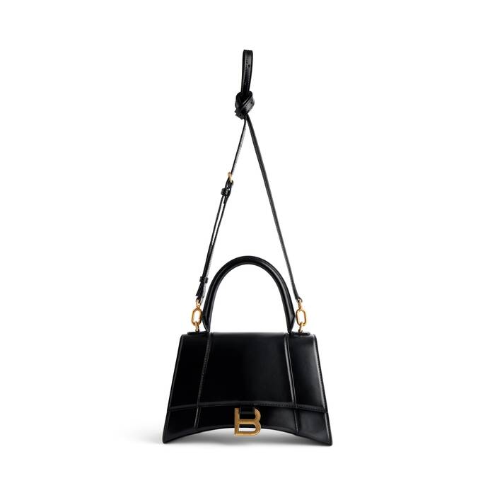 Women's Hourglass Small Handbag Box in Black Balenciaga US