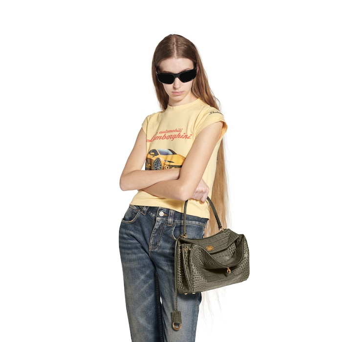 バッグ 00s BALENCIAGA leather mini boston bag Balenciaga City Mini Leather Exterior Bags & Handbags for