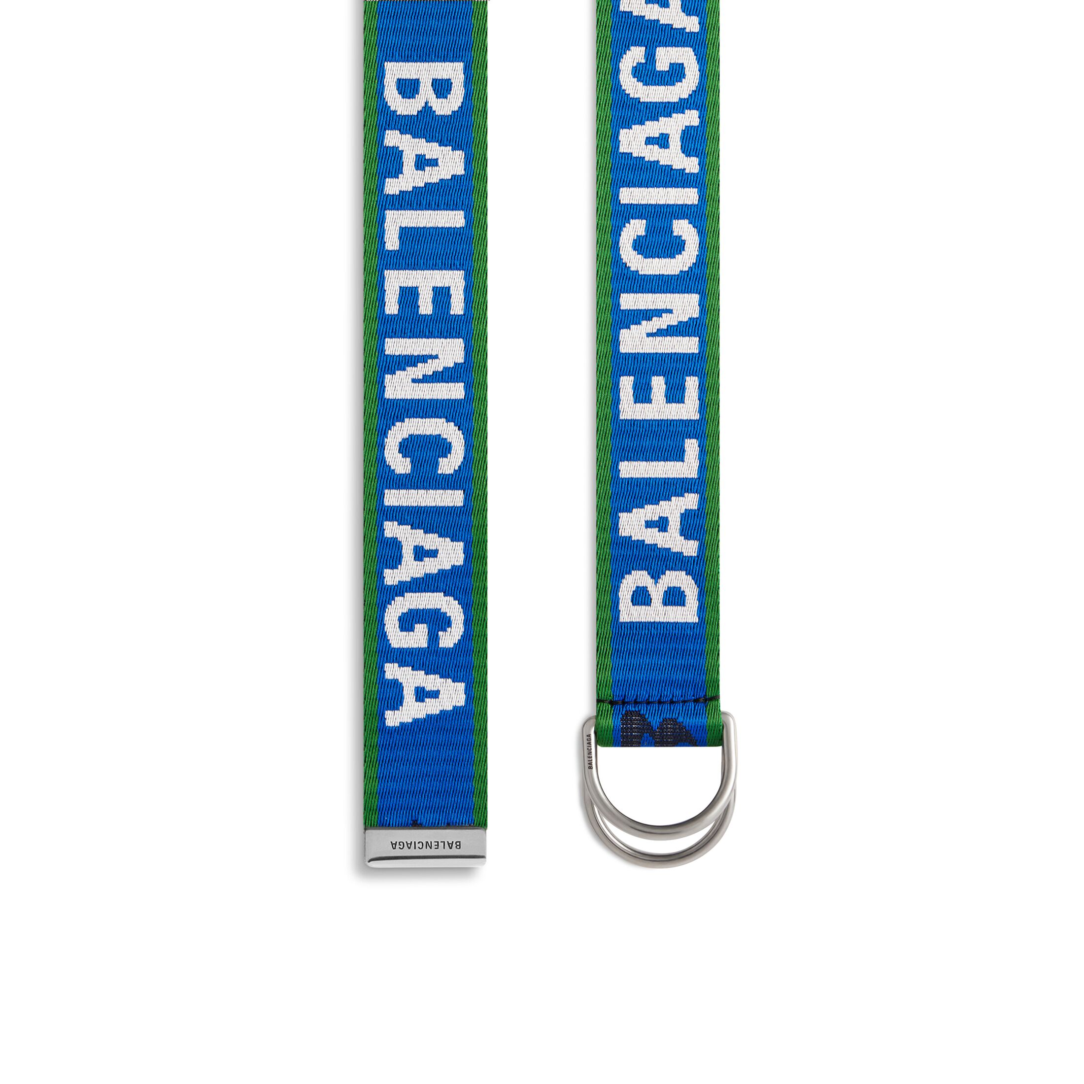 Balenciaga D Ring Belt - Blue - Men's - Polyester