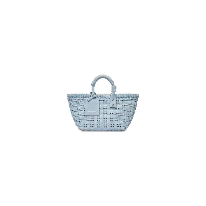 bistro xs basket with strap denim