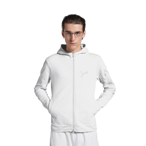 balenciaga i puma hooded fitted tracksuit jacket