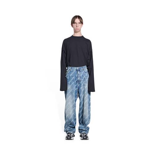 allover logo large fit trousers