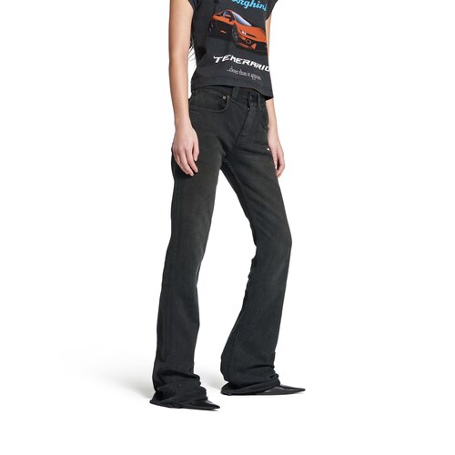 slim fit bootcut pants