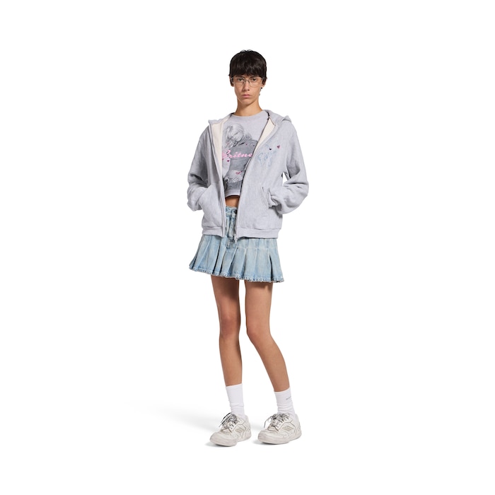 hoodie con cremallera balenciaga music | britney spears series regular fit