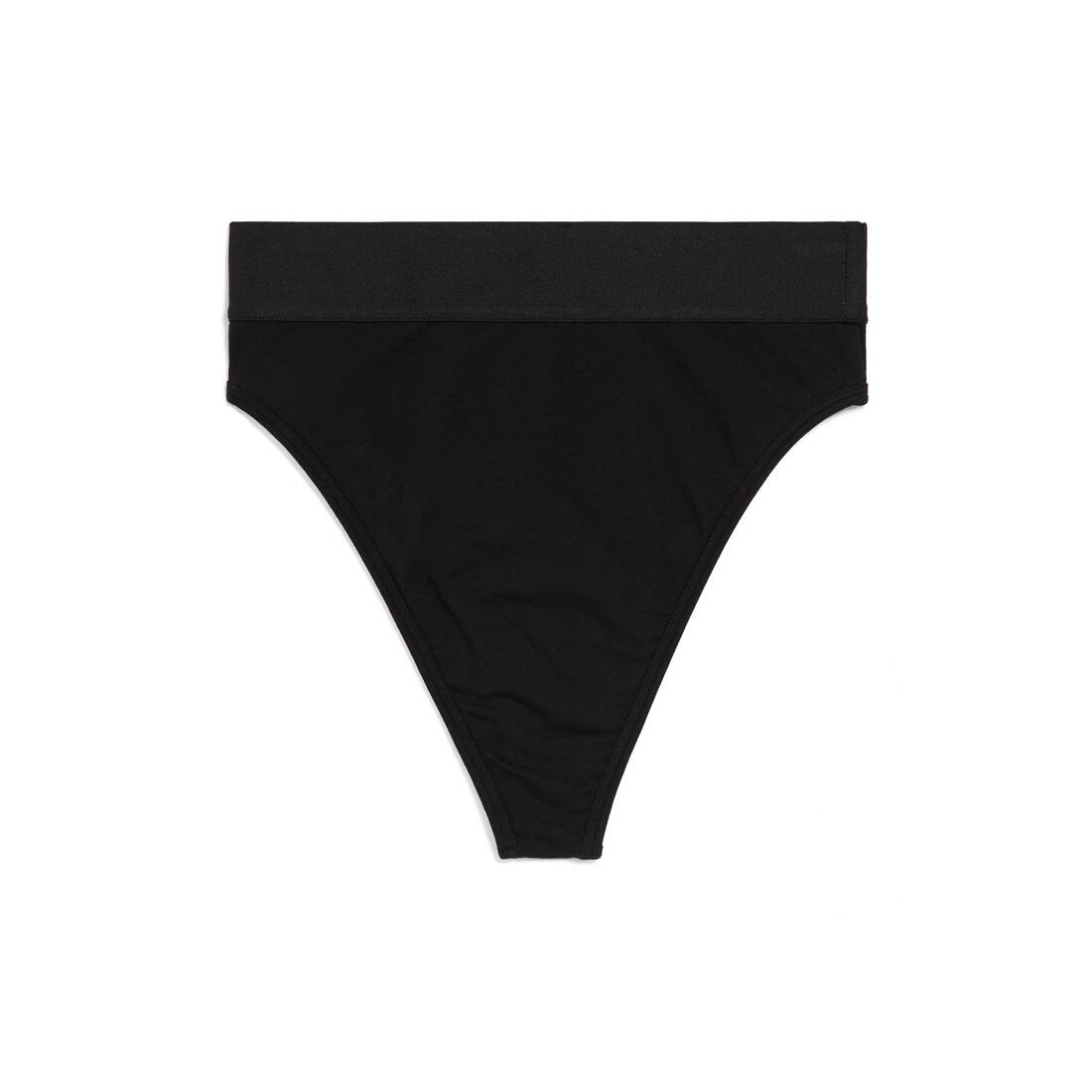 Buy Balenciaga women black ribbed briefs with logo for $196 online on SV77,  685521/3B4B6/1000