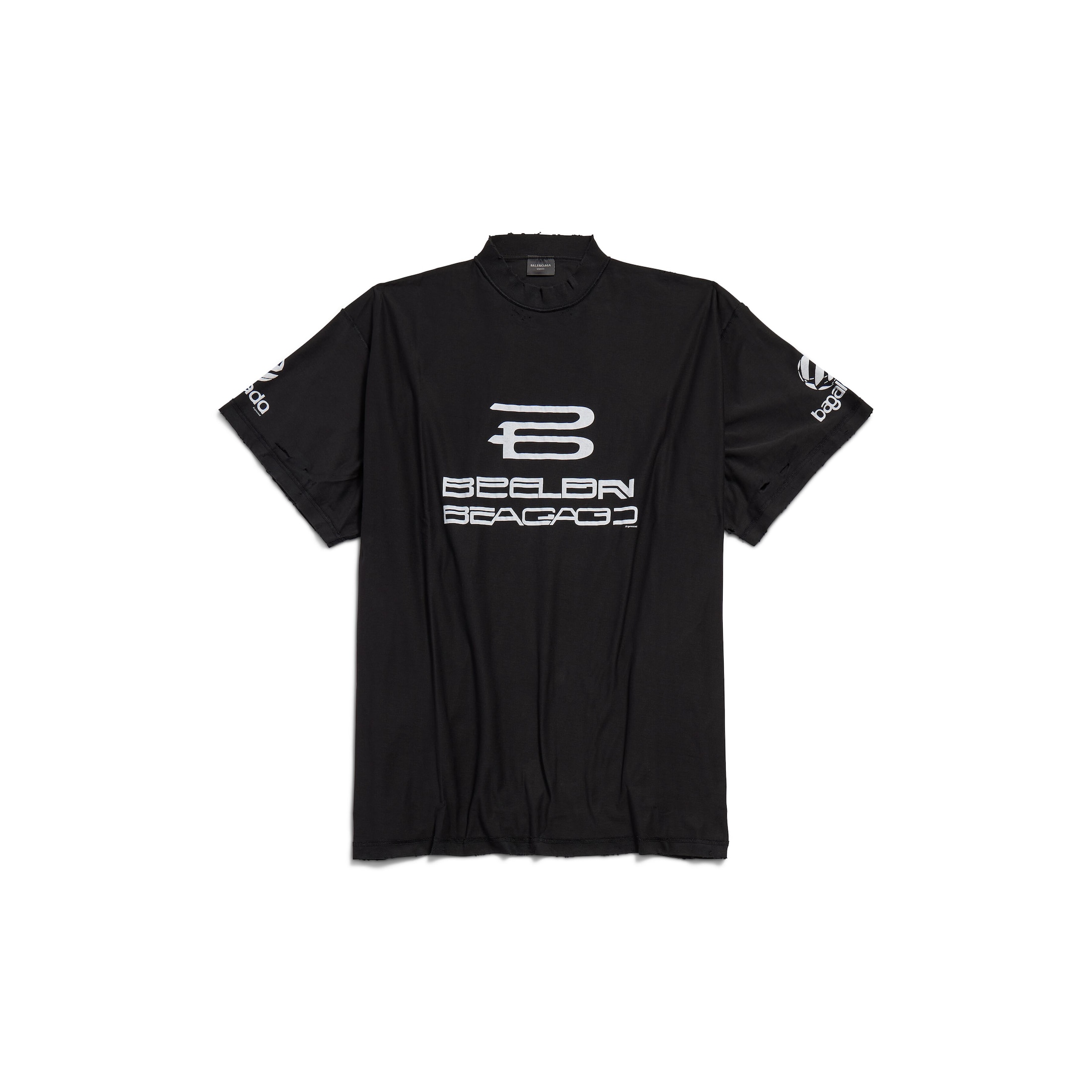 Balenciaga AI Generated Inside-Out T-Shirt Oversized - Black - Unisex - 1 - Cotton