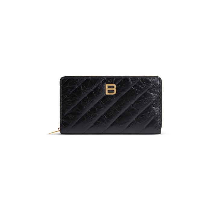 crush continental wallet quilted